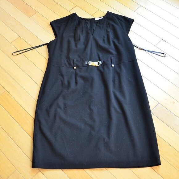 Calvin Klein Cap Sleeve Shift Dress Fits XL or XXL - Picture 1 of 12